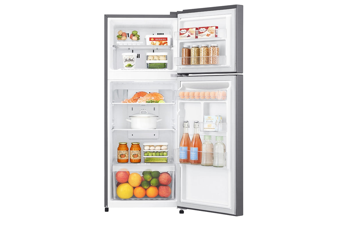 LG 205L NON FROST DOUBLE DOOR TOP MOUNT FREEZER R600 GAS REF 202 SQB