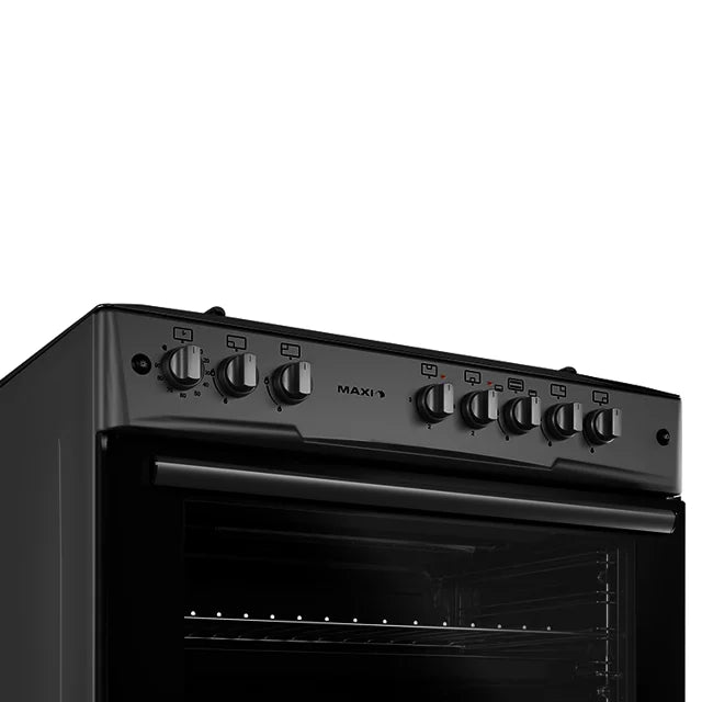 MAXI GAS COOKER 60*90 (4+2) BLACK GREY