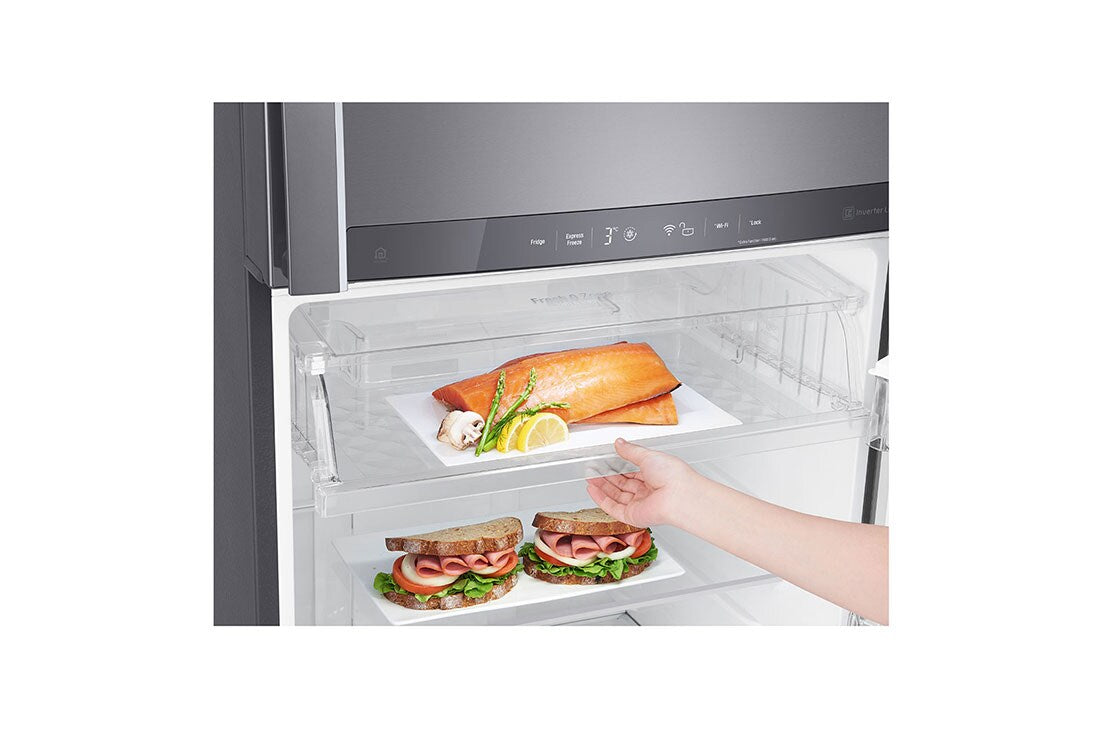 LG Top Freezer Refrigerator with Door Cooling