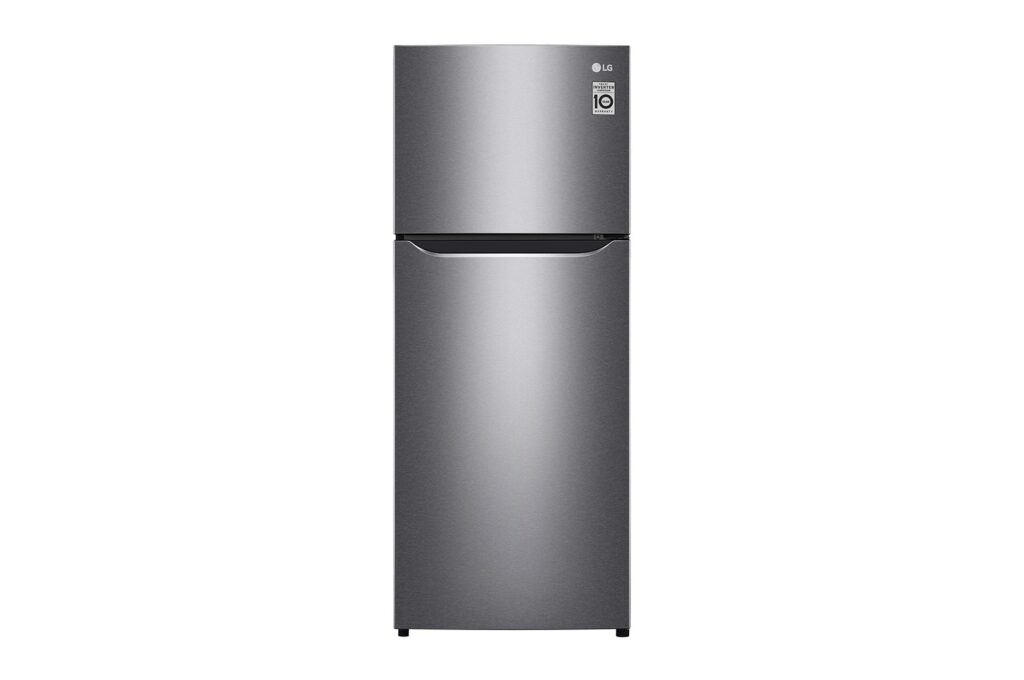 LG 205L NON FROST DOUBLE DOOR TOP MOUNT FREEZER R600 GAS REF 202 SQB