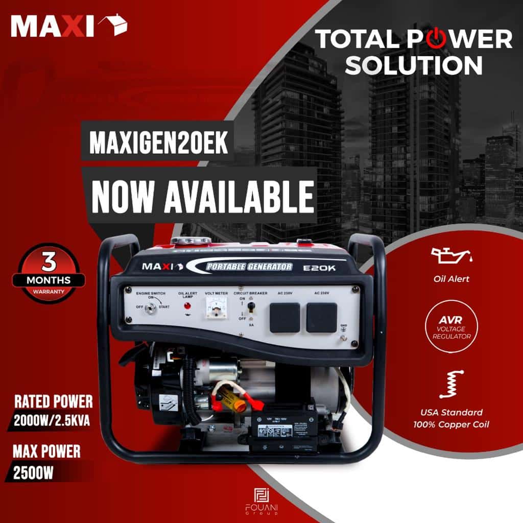 Maxi EK20 2.5 KVA Generator