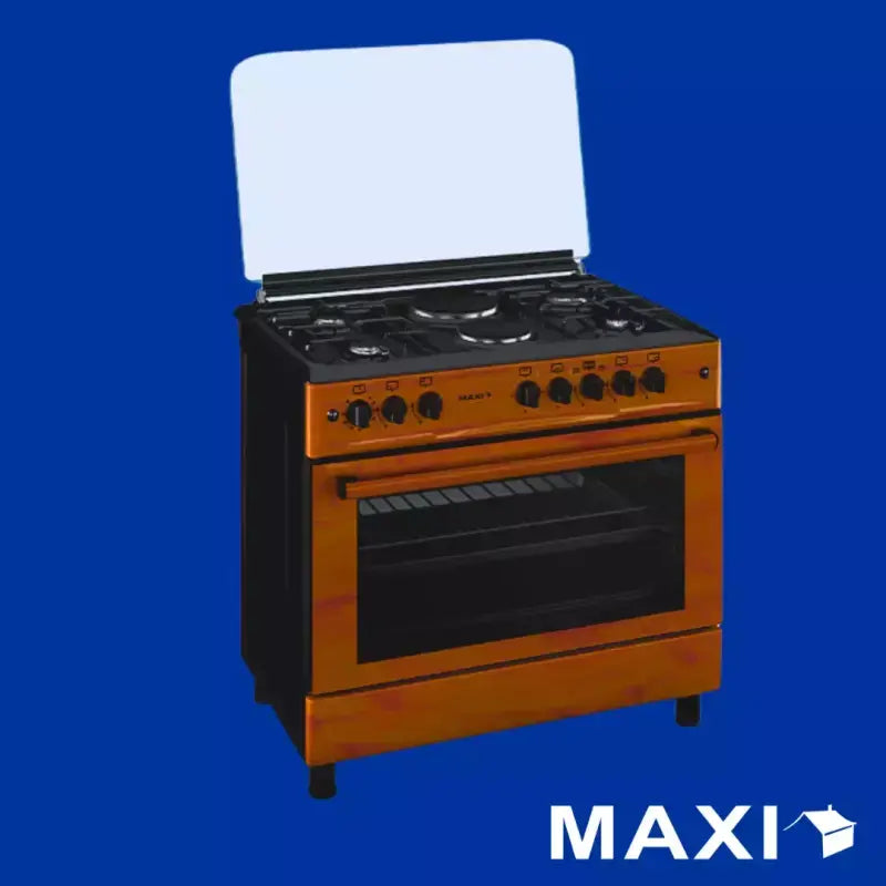 MAXI GAS COOKER 60*90 (4+2) WOOD 60 CM * 90 CM