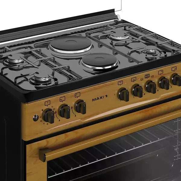 MAXI GAS COOKER 60*90 (4+2) WOOD 60 CM * 90 CM