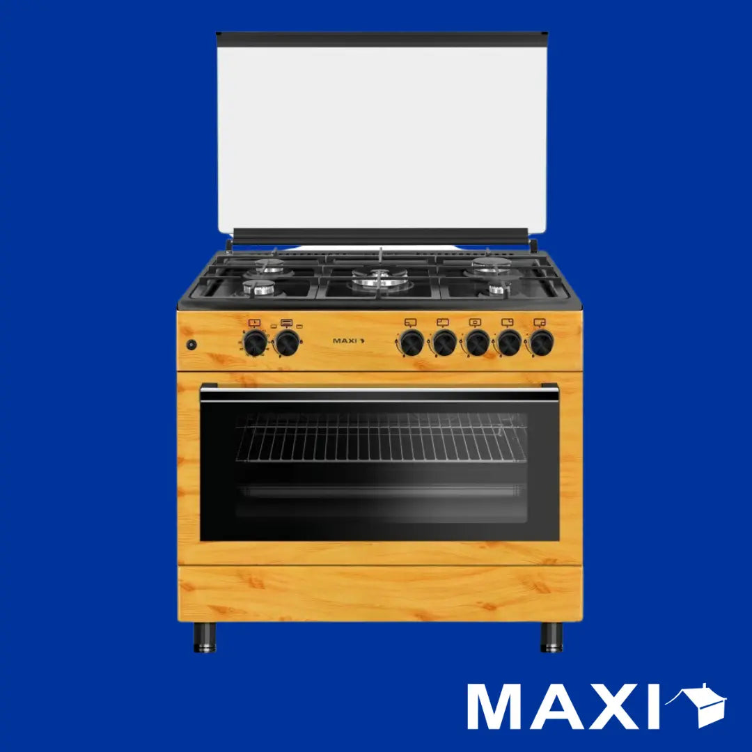 MAXI GAS COOKER 60*90 5BURNERS WOOD 60 CM * 90 CM