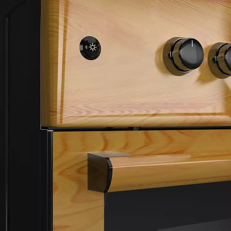 MAXI GAS COOKER 60CM * 60CM WOOD (3+1) 3 GAS & 1 ELECTRICAL