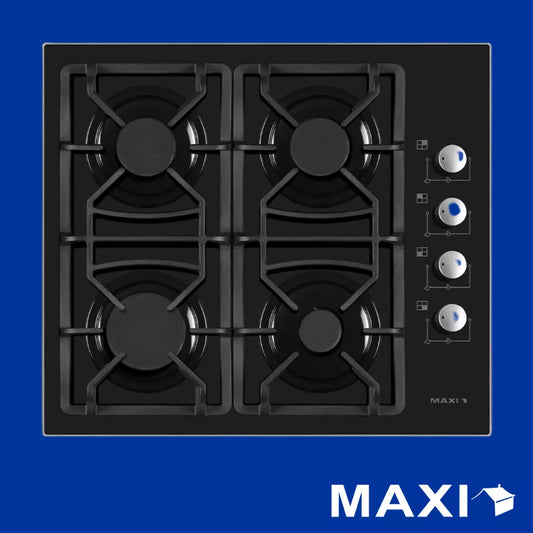 MAXI TABLETOP GAS COOKER 6060 T-840 60*60 CM 4 BURNERS