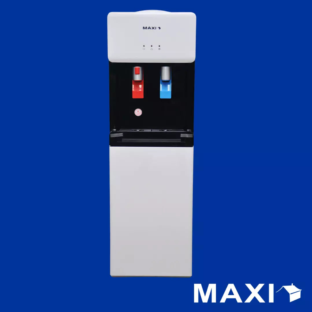 Maxi Water Dispenser with Bottom Fridge (1675S-B) 2-Faucets