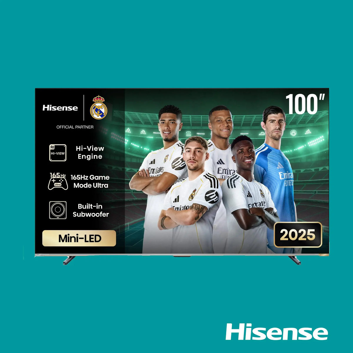 HISENSE HISTV100U7Q 100ULED TV
