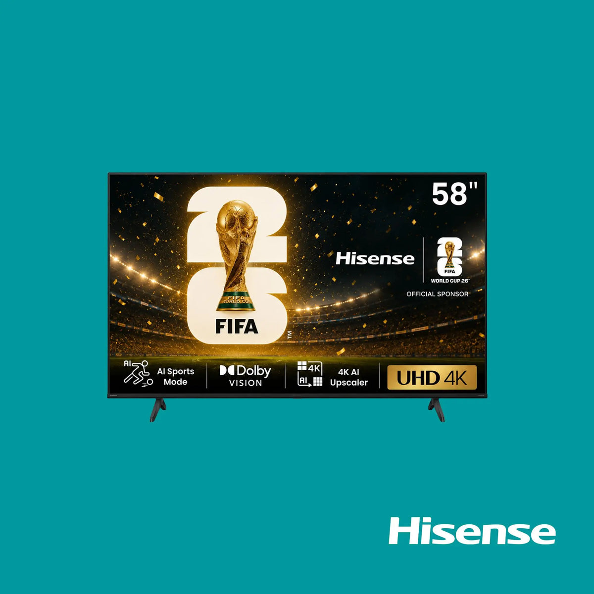 HISENSE TV 58A6N 58 inch UHD 4K SMART TV