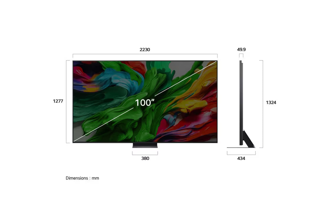 LG TV100QNED86A6 100 inch QNED AI THINK