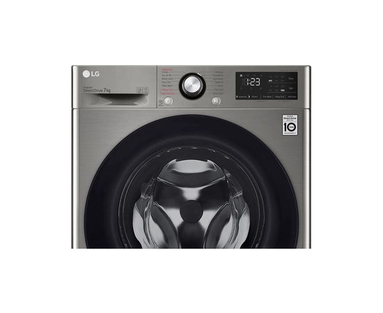 LG Washing Machine F2V3HYPKP 7Kg Washer | AI DD | Steam™ (LAUNDRY CARE)