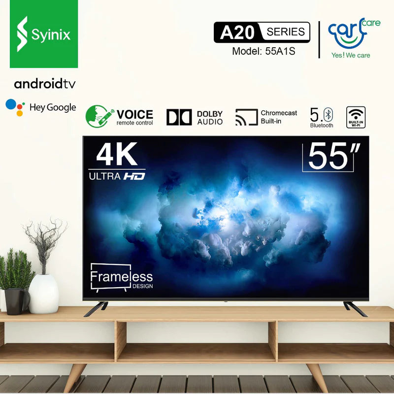 Syinix 55" 4K ULTRA HD ANDROID SMART TV