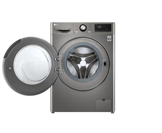 LG Washing Machine F2V3HYPKP 7Kg Washer | AI DD | Steam™ (LAUNDRY CARE)